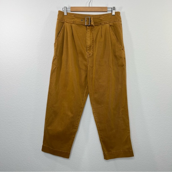 FREE PEOPLE Seamed Like The Real Thing‎ Straight Leg Trouser Pants size 10 - Picture 2 of 10